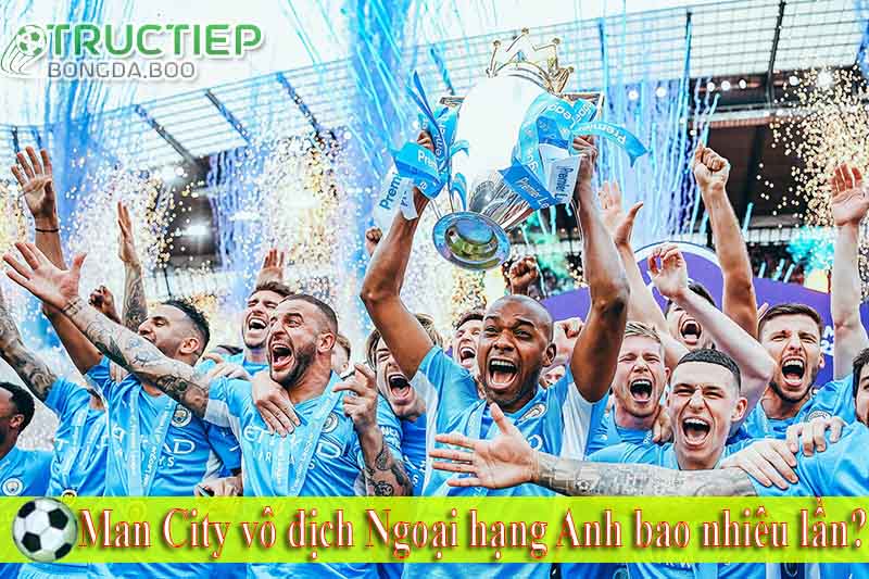 Man City vô địch Ngoại hạng Anh bao nhiêu lần?