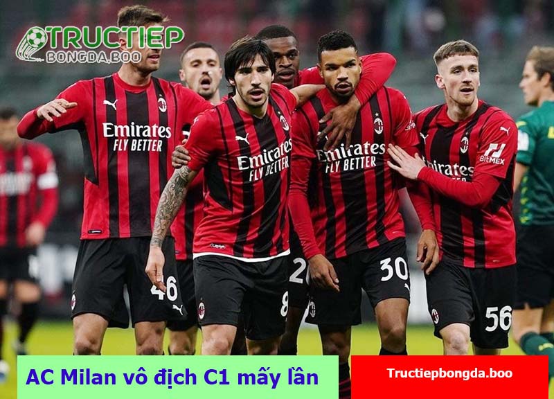 AC Milan vô địch C1 mấy lần
