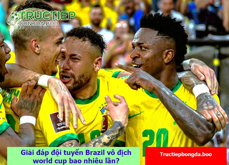 Giải đáp đội tuyển Brazil vô địch world cup bao nhiêu lần