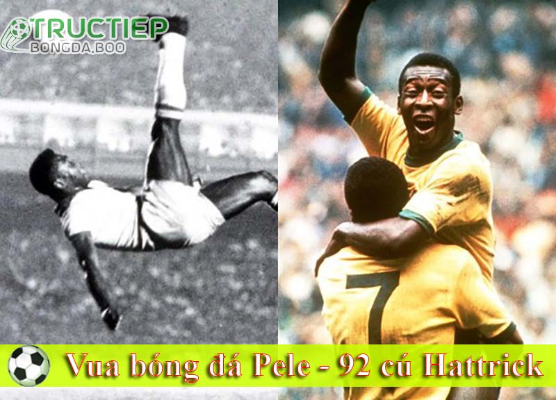 Vua bóng đá Pele - 92 cú Hattrick