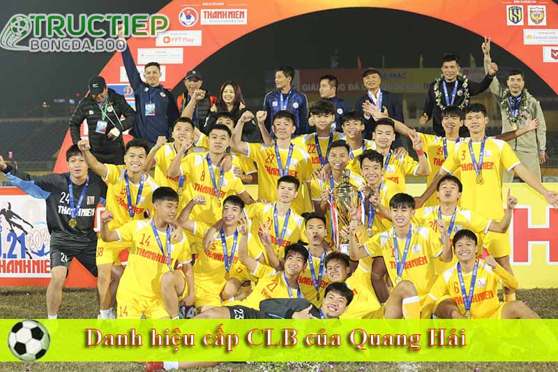 Danh hiệu cấp CLB của Quang Hải 